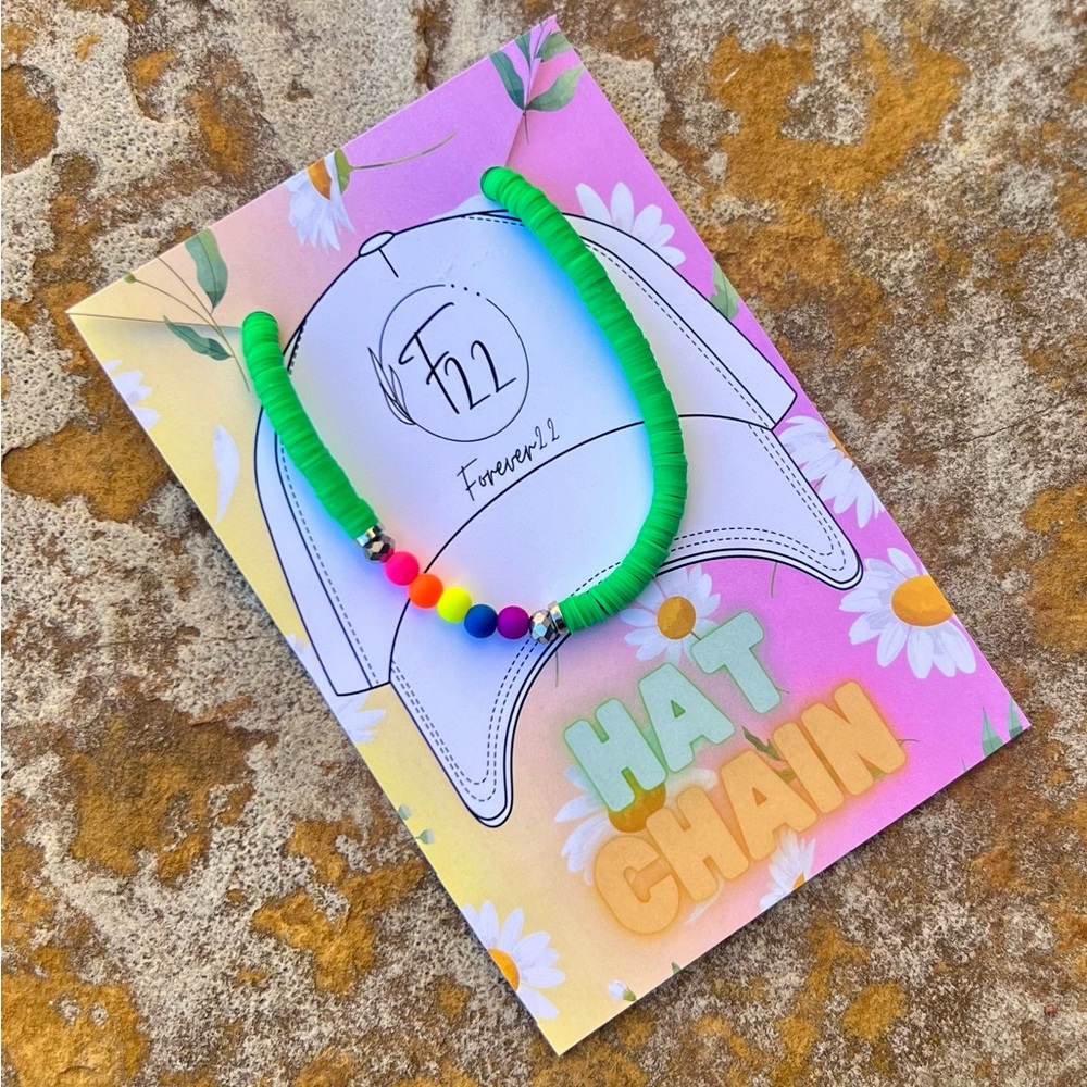 Neon Trucker Hat Chain
